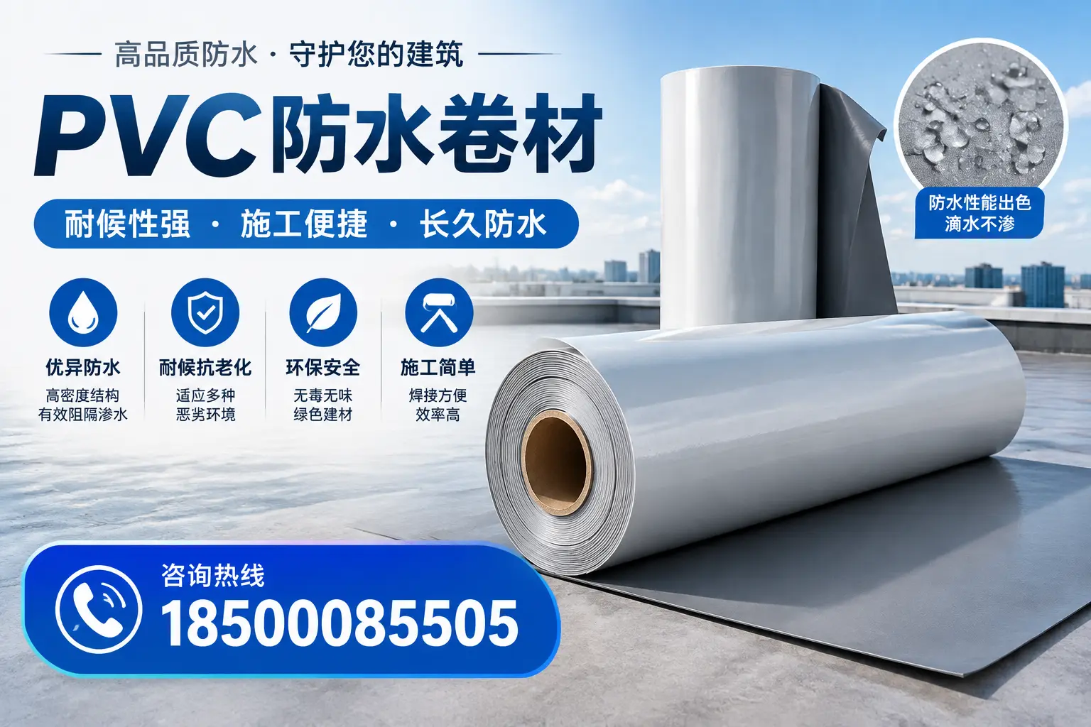 pvc防水卷材在盘锦的行业应用前景分析